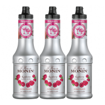 Monin - Lot de 3 Purées de Fruit de Monin - Framboise - 3 x 50 cl