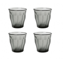 4 Gobelets "picardie" Couleur Gris 25 Cl- Duralex