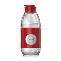 Cafflano Go-Brew portable brewing bottle in red