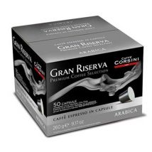 Caffè Corsini 'Gran Riserva Arabica' espresso Nepresso compatible pods x 50