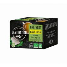 Destination organic Earl Grey green tea - 20 sachets - Sri Lanka