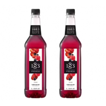 Sirop 1883 Routin Grenadine - Bouteille Plastique - 2 X 1 L