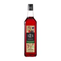 1883 - Maison Routin - Sirop Bio Grenadine - Bouteille verre 1L - 1883 ROUTIN