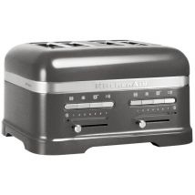 Toaster Kitchenaid 5kmt4205ems Artisan 4 Tranches Gris Etain
