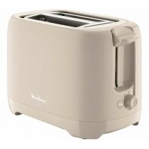 Moulinex - Grille-pain MOULINEX gamme Morning LT2M0B10 2 tranches Gris chaud