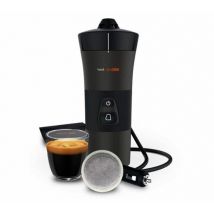 Handpresso - Cafetière Handpresso modèle Handcoffee Auto 12 volts pour dosettes Senseo et son étui de protection + cadeaux MaxiCoffee