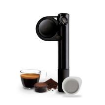 Handpresso - Cafetière Handpresso modèle Handpump Pop noire pour café moulu et dosettes ESE + offre cadeau