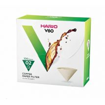 Hario V60 Coffee Filter Papers Size 02 Brown x 100