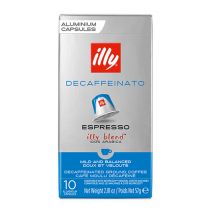 Illy Decaffeinato Capsules Compatible with Nespresso x 10