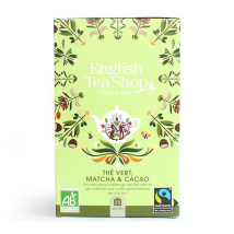 English Tea Shop - Thé Vert Matcha Cacao Bio & Equitable - 20 sachets - ENGLISH TEA SHOP