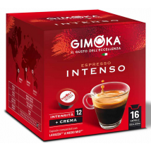 Gimoka Compatible Capsules A Modo Mio Intenso x 16 - Brazil