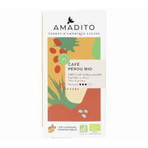 Amadito - 10 capsules compatibles Nespresso Pérou Bio - AMADITO