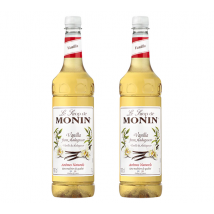 Sirop Monin Vanille - Bouteille Plastique - 2 X 1l