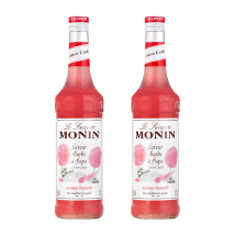 Sirop Monin - Barbe à Papa - 2 x 70 cl - Arômes naturels