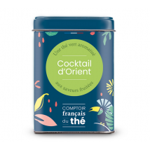 Comptoir Français du Thé - Boîte Thé Vert Cocktail d'Orient - Vrac 90 g - COMPTOIR FRANÇAIS DU THÉ
