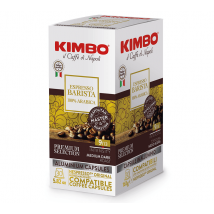 30 capsules compatibles Nespresso Espresso Barista 100% Arabica - Kimbo - Sélection Rouge (Italien)
