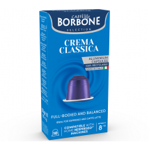 Caffè Borbone Crema Classica Capsules Compatible with Nespresso x 10