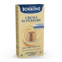 Caffè Borbone Crema Superior Capsules Compatible with Nespresso x 10