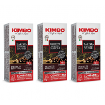 Kimbo - Special Offer 2+1 Nespresso compatible KIMBO Napoli 3x10 Espresso Barista capsules