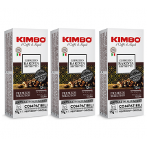 Kimbo - Special Offer 2+1 Nespresso compatible KIMBO Ristretto 3x10 Espresso Barista capsules