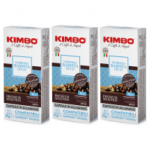 Kimbo - Special Offer 2+1 Nespresso compatible KIMBO decaffeinated espresso barista capsules 3x10