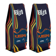 2 x 1 kg - Café en grain - Purissima - PERLÉO - Café Italien