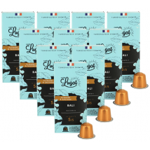Cafés Lugat - 100 capsules compatibles Nespresso Bali - CAFÉS LUGAT - Indonésie