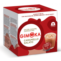Gimoka - 16 Capsules compatibles Nescafe Dolce Gusto Caramel salé - GIMOKA
