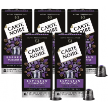 50 Capsules Compatibles Nespresso* Original Espresso Puissant N°11 - Carte Noire