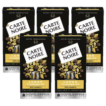 50 Capsules Compatibles Nespresso* Original Espresso Lungo N°6 - Carte Noire