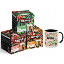 Oquendo - Pack Cappuccino : Mug Céramique 42 cl + 36 dosettes Dolce Gusto - OQUENDO