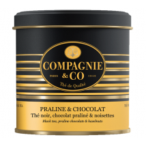 Boîte Thé Noir Praline et Chocolat - Vrac 100 g - COMPAGNIE & CO - 100.0000,200 cl