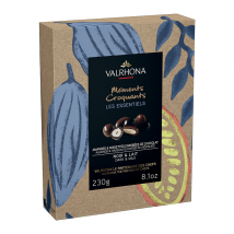 Valrhona - Coffret Équinoxe - Amandes et noisettes au chocolat 230 g - VALRHONA