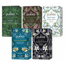 Pukka - Pack Infusions et Thés Bio - 5 x 20 sachets - PUKKA - Inde