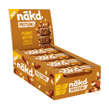 Nakd - Barres protéinées beurre de cacahuète 16 x 45 g - 720 g - NAKED