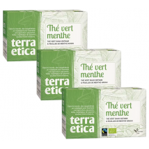 Terra Etica - Pack Thé vert menthe - 3 x 20 sachets - TERRA ETICA
