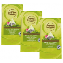 Lipton - Pack Thé vert Sencha - 3 x 25 sachets - LIPTON