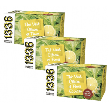 1336 (SCOP TI) - Pack Thé Vert Citron Écorces Fines - 3 x 20 sachets - 1336 (SCOP TI) - Chine