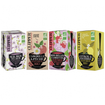 Assortiment Infusions Bio & Equitable - 4 X 20 Sachets - Clipper