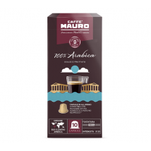Caffè Mauro - 10 Nespresso* Original Compatible Capsules 100% Arabica - CAFFE MAURO