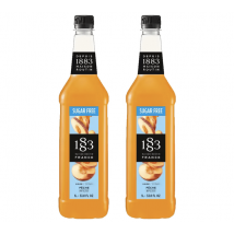 Sirop Pêche Sans Sucre - 2 X 1 L - Routin 1883