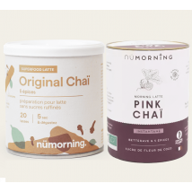Pack Deux Chaï Morning Latte Bio - Vrac 2 x 125 g - NÜMORNING - 0.1250
