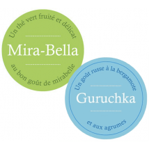 Comptoir Français du Thé - Pack Thé Vert Mirabella et Thé Noir Guruchka - Vrac 2 x 100 g - COMPTOIR FRANÇAIS DU THÉ