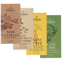 Café-Tasse - Dolfin Pack of Flavoured Chocolate Bars - 4 x 85g