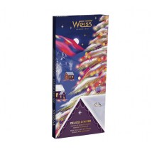 Tablette Chocolat Noir De Noël Orange Cannelle - 90 G - Maison Weiss