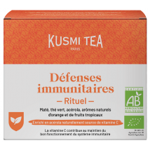 Kusmi Tea Organic Green Tea Immune Defense Ritual x 18 Tea Bags - Flavoured Teas/Infusions