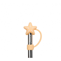Embout Pour Paille Étoile De Mer Abricot - Pour Travel Cup - Qwetch