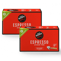 36 dosettes E.S.E. Espresso - CAFFE VERGNANO - Sélection Rouge (Italien)