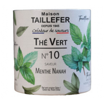 Maison Taillefer - Boîte Thé Vert N°10 Menthe Nanah - Vrac 60 g - MAISON TAILLEFER - Mélange