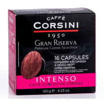 Caffè Corsini - 16 Capsules compatibles A Modo Mio Lavazza Gran Riversa Intenso - CAFFE CORSINI